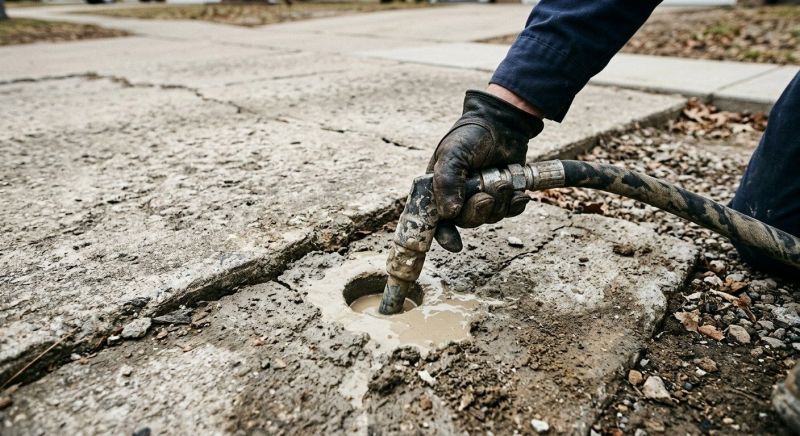 Concrete Poly Jacking in West Des Moines, IA