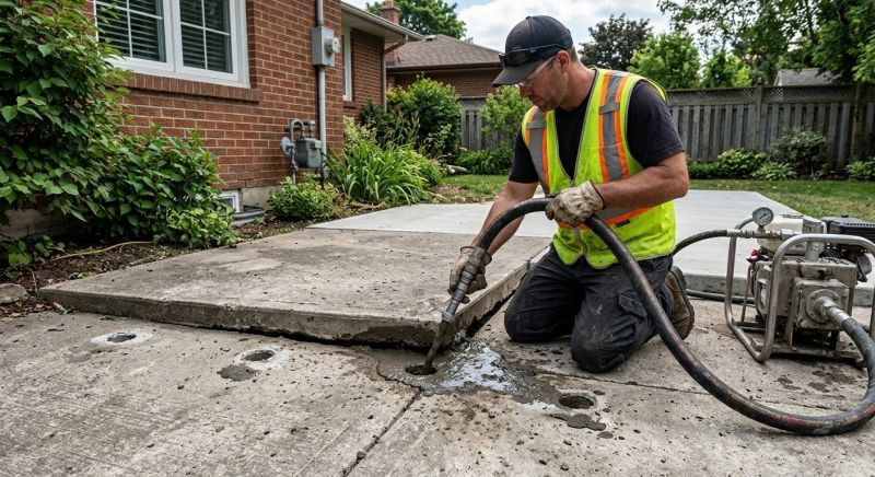 Concrete Slab Jacking in San Antonio, TX