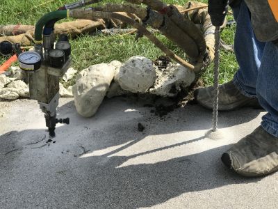 Sunken Patio Repair in Corpus Christi, TX